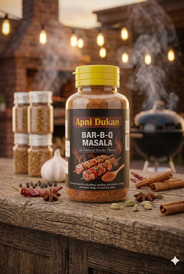 APNi Dukan Smoky Bar-B-Q Masala - Premium, All-Natural BBQ Spice Blend for Grilling, Roasting, and Stews